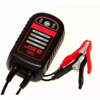 IDEAL SMART4 caricabatterie 6/12V 4A per batterie al piombo-acido AGM/Ca/GEL