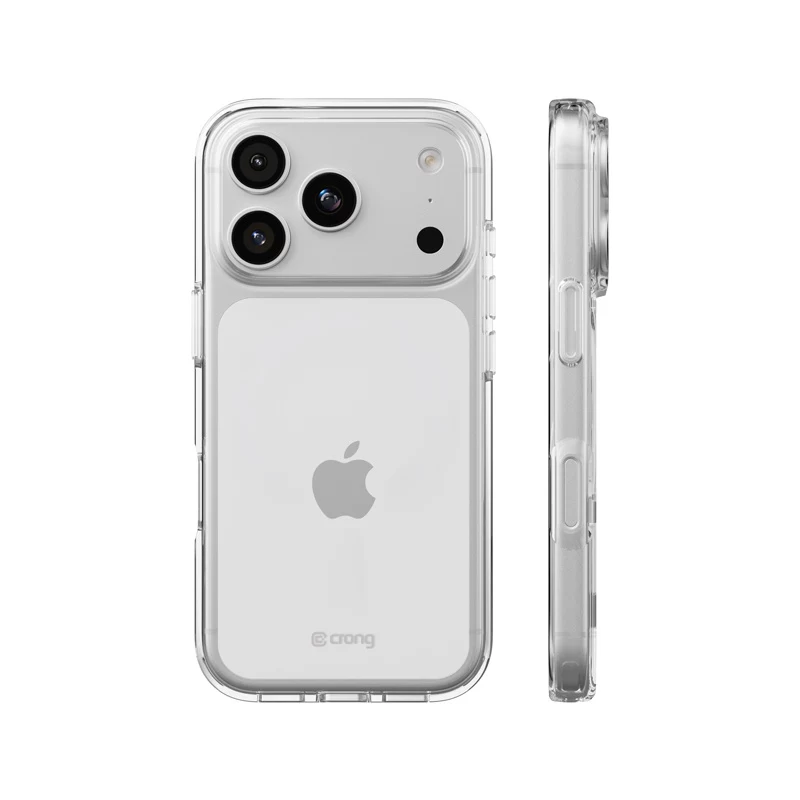 Custodia Crong Clear Cover per iPhone 18 Pro / 17 Pro (trasparente)
