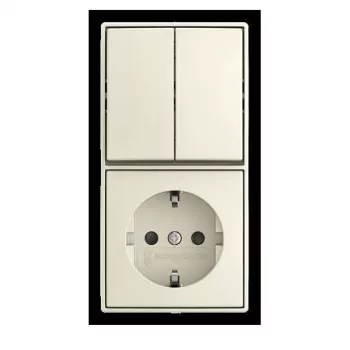 BUSCH-JAEGER meccanismo deviatore doppio 2601/5/20 EAPBJ-522 (2TKA00005539)