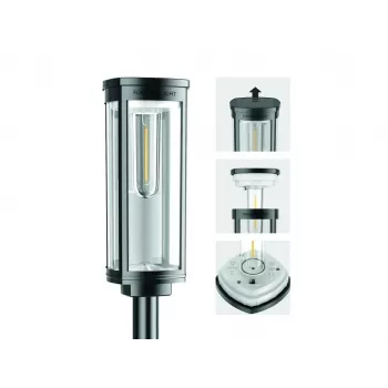 Forever Light Sunari FLS-97 lampada decorativa solare da giardino LED 3000K, 1000mAh