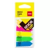 DELI Stick Up Index Flags PP 50x12 mm 100 fogli colori assortiti (D338199)