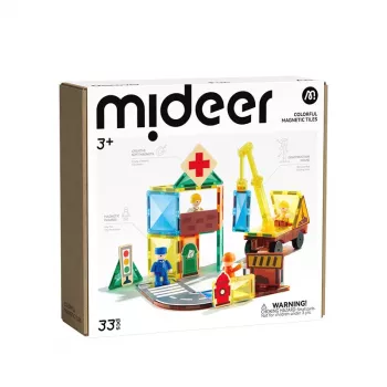 Mideer City Hero Squad MD1641 set magnetico, 33 pezzi