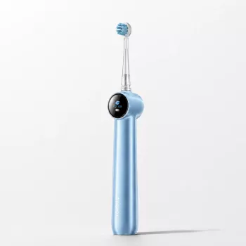 RANVOO PH5 Bubble Sonic spazzolino elettrico, 38.000 VPM, 5 modalità, IPX7, ricarica USB, blu