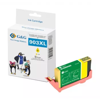 G&G Cartuccia d'inchiostro gialla compatibile HP 903XL (T6M11AE, 18846)