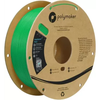 Polymaker PolySonic PLA High Speed 1,75mm verde 1kg Filamento per stampante 3D PA12010