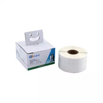 Etichette per indirizzi termiche dirette G&G 41 x 89 mm, bianco, permanente, 300/rotolo, per DYMO 11356/S0722560 BM-D-G-11356