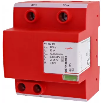 DEHN DCB YPV 1200 scaricatore combinato di corrente da fulmine e sovratensione per impianti fotovoltaici (900070)