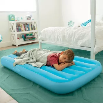 Intex 66803NP lettino gonfiabile per bambini CozyKidz 157 x 88 x 18 cm, blu o rosa