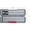 Bosch Accessories 2607011826 box intermedio per sistema L-BOXX (antracite)