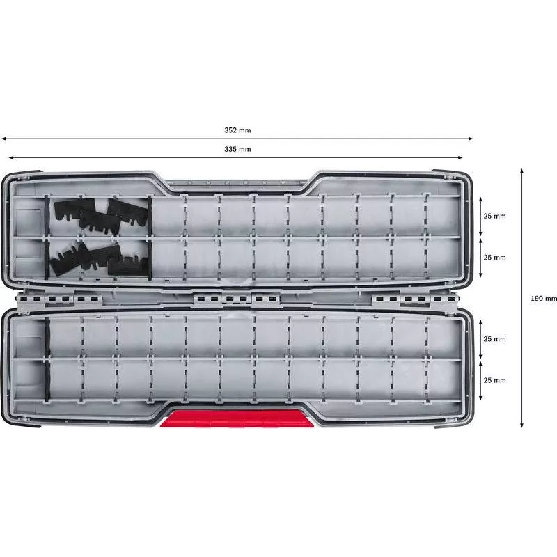 Bosch Accessories 2607011826 box intermedio per sistema L-BOXX (antracite)
