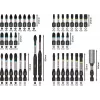 Set di 34 punte per trapano e avvitatore Bosch 2608521U79 con portapunte universale magnetico, valigetta X-Line