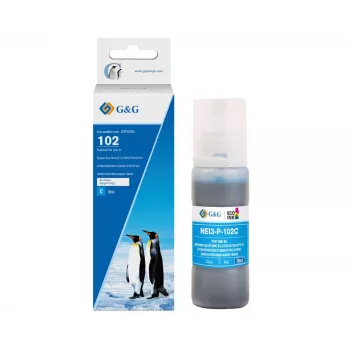 Bottiglia d'inchiostro Epson 102/C13T03R240 ciano compatibile G&G (20694)