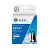 Cartuccia d'inchiostro compatibile G&G Brother LC421Y giallo (200 pagine) 20562