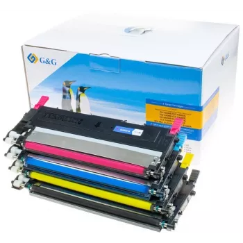 Cartuccia toner G&G 15003 confezione da 4 sostitutiva per HP 150A (W1500A) nero ciano magenta giallo
