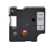 Nastro per etichettatura Dymo D1 compatibile G&G 19 mm x 7 m nero su trasparente (5DY45800-TD)
