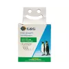 G&G TD-RL-D-91201/2/8-3P Set nastri per etichettatrice, 12 mm, confezione da 3 (bianco, giallo, argento su nero), compatibile con DYMO D1