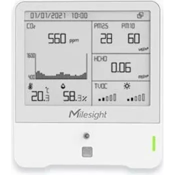 Milesight IoT AM308 sensore ambientale interno LoRaWAN, display E-Ink, 8-in-1 IAQ (AM308-868M)