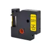 G&G Rhino 21698 nastro per etichettatura 19 mm nero su giallo (sostituisce DYMO 18491)
