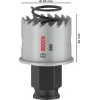 Bosch Accessories 2608594447 Progressor for Wood and Metal sega a tazza 32 mm cobalto bi-metallo