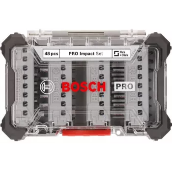 Bosch PRO Impact Set di bit per avvitatore da 48 pezzi (2608521U88)