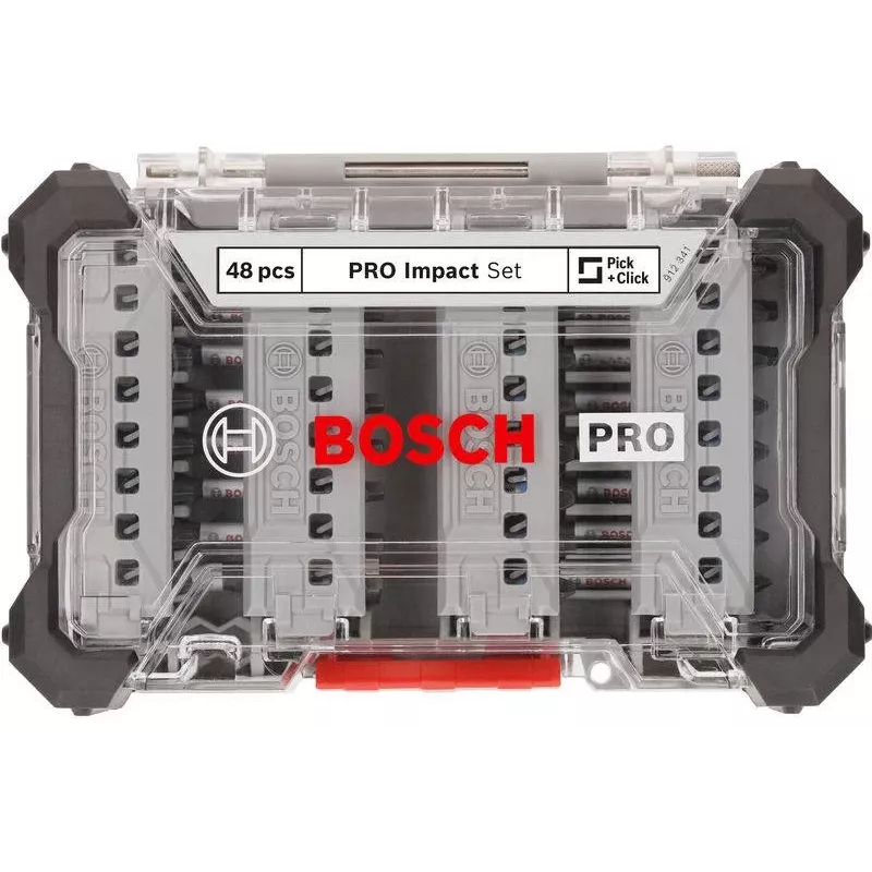 Bosch PRO Impact Set di bit per avvitatore da 48 pezzi (2608521U88)