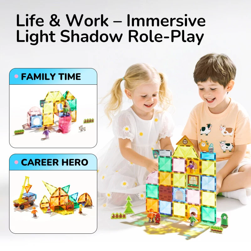 Mideer “Famiglia” MD1640 set magnetico, 32 pezzi