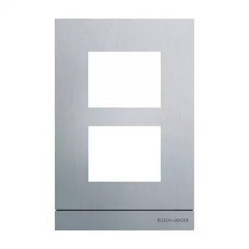 Busch-Jaeger 41392CF-A-03 Placca frontale audio 1/2 modulo bianco alpino 2TMA200160A0032