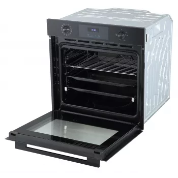 Midea MBO7NM30D0-BK Forno elettrico da incasso, 73 L, autopulizia pirolitica, controllo touch, nero