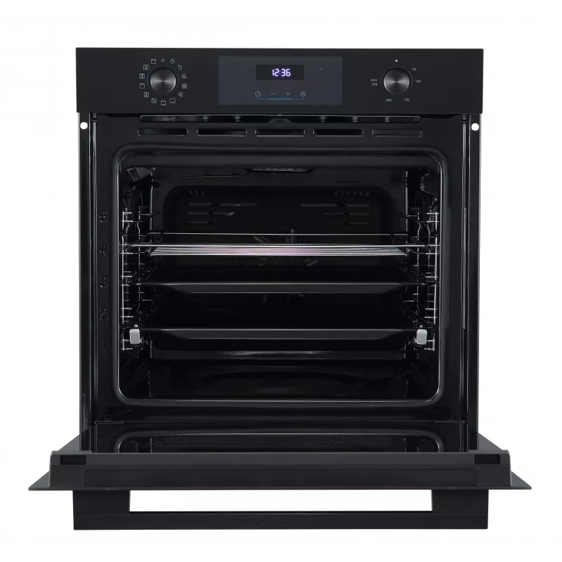 Midea MBO7NM30D0-BK Forno elettrico da incasso, 73 L, autopulizia pirolitica, controllo touch, nero