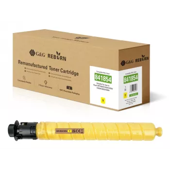 G&G Cartuccia toner compatibile giallo per Ricoh 841854 (22.500 pagine) GR-R841854