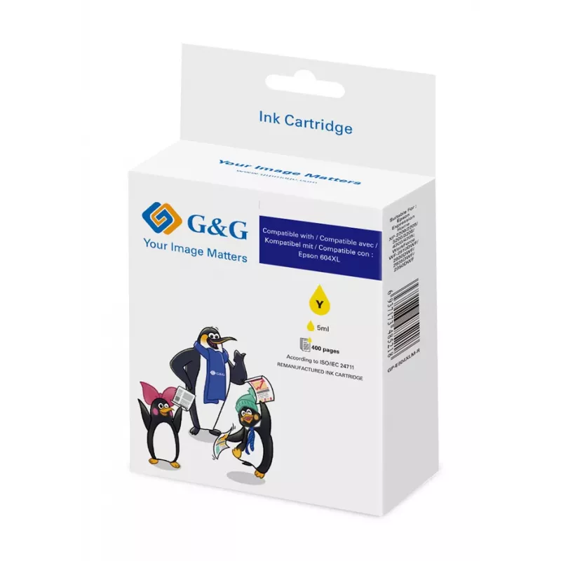 G&G cartuccia d'inchiostro compatibile Epson 604XL gialla (20551)