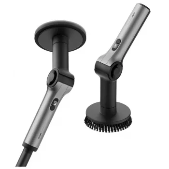 Spazzola rotante senza fili HOTO Flexi QWQJA08 (HFE0030GL) – spazzola elettrica telescopica con 3 accessori, IPX7, USB-C