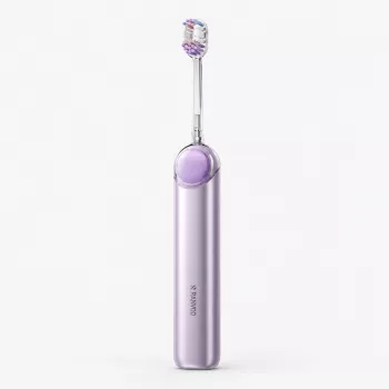 Spazzolino elettrico RANVOO PQ5 Pure Sonic, viola, 5 modalità, 4 testine, ricarica USB