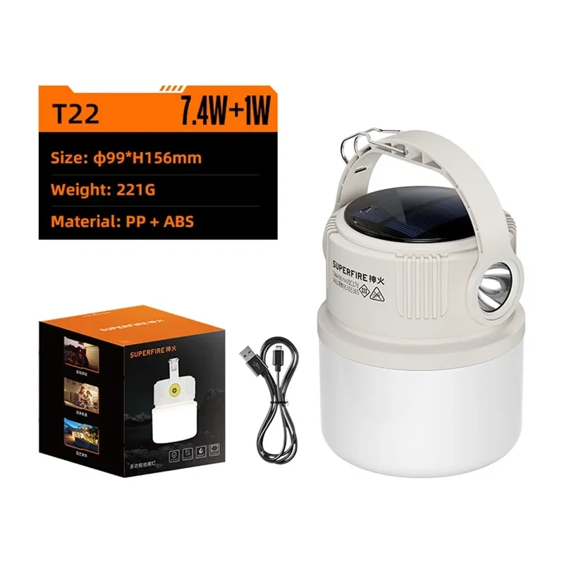 Lampada da campeggio Superfire T22