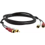 Kramer C-2RAM/2RAM-10 cavo audio coassiale RCA maschio su RCA maschio 3,0m nero 95-0202010