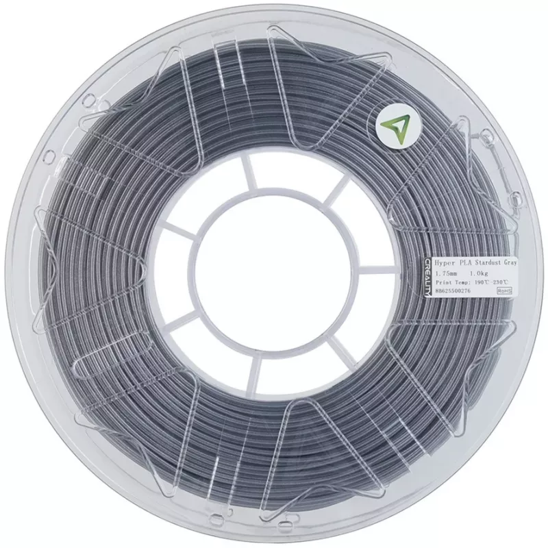 Creality Hyper PLA RFID Stardust Grey filamento per stampanti 3D, 1,75 mm, 1 kg