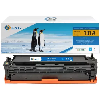 G&G cartuccia toner compatibile per HP 125A/128A/131A (nero, 1600 pagine) 14317