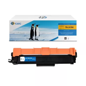 Cartuccia toner G&G compatibile per Brother TN-247BK (16020), nero, 3.000 pagine