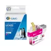 Cartuccia d'inchiostro G&G compatibile Brother LC422M magenta (550 pagine) 20582