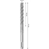 Punta per trapano a percussione BOSCH 2608833905 PRO SDS Plus-5X 12x100x160 mm