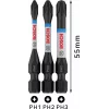 Set punte Bosch 2608522491 Phillips PH2, 3 pezzi, 25 mm, gambo esagonale 1/4