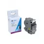 Nastro etichettatrice laminato compatibile Brother TZe-261 G&G 36mm x 8m bianco con testo nero
