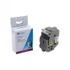 Nastro etichettatrice laminato compatibile Brother TZe-261 G&G 36mm x 8m bianco con testo nero