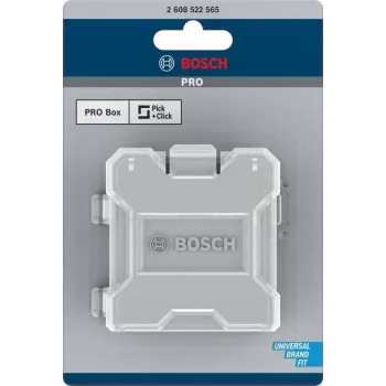 Bosch Accessories 2608522565 Scatola di conservazione Pick and Click M, richiudibile, nero/rosso