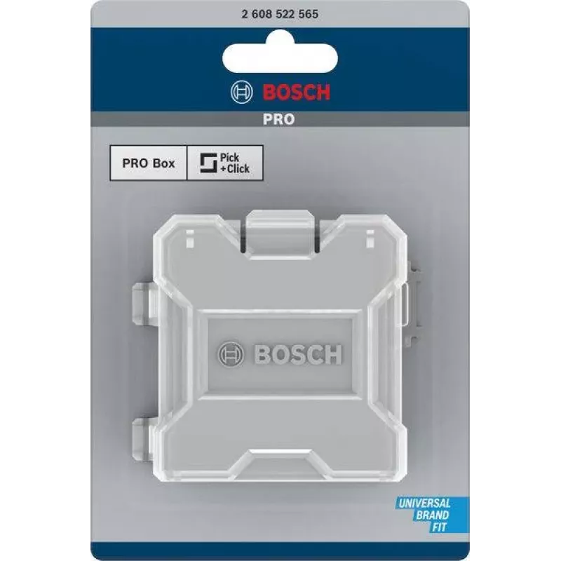 Bosch Accessories 2608522565 Scatola di conservazione Pick and Click M, richiudibile, nero/rosso