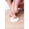 Tiny Love Set ricordo semplice con cornice in legno per impronte mani e piedi del bambino