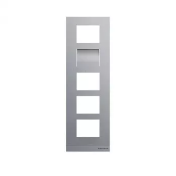 Busch-Jaeger Welcome Placca frontale per modulo video, acciaio inox, 1 modulo (2TMA130160X0028)