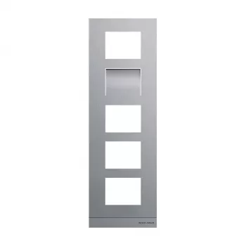 Busch-Jaeger Welcome Placca frontale per modulo video, acciaio inox, 1 modulo (2TMA130160X0028)