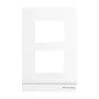 Busch-Jaeger Placca centrale per presa audio, 1/2 modulo, bianco studio 2TMA220160W0007