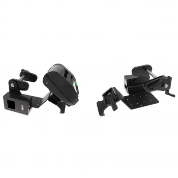 Brodit supporto stampante con funzione rotolo etichette per Zebra Alpha 30L/40L, VESA 75/AMPS, MultiMoveClip, elimina batteria (217038)